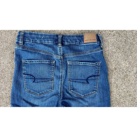 American Eagle Pants Women Sz 6 Regular Next Level Stretch Curvy Hi-Rise Jegging - Picture 8 of 8